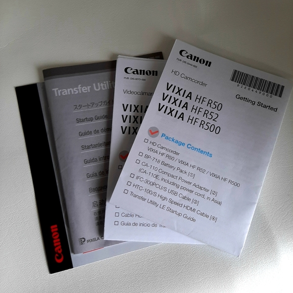 VIXIA HF R500 CANON CAM W/ MIC - Picture 7 of 8